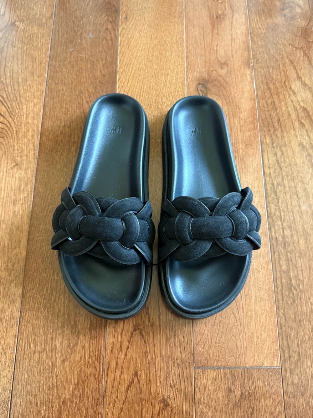H&M braided black sandals